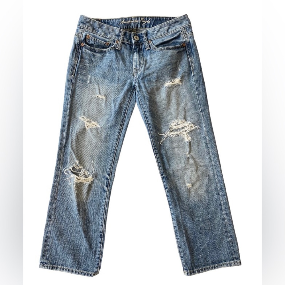 American Eagle Boy Fit Cropped Jean